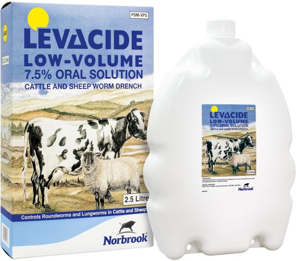 Levacide low volume worm drench