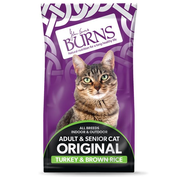 Burns Adult & Senior Cat Original- Turkey & Brown Rice 1.5kg