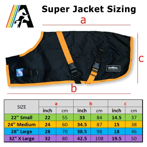 AniMac Super Calf Jacket Black/ Grey Large 28'' - Image 2