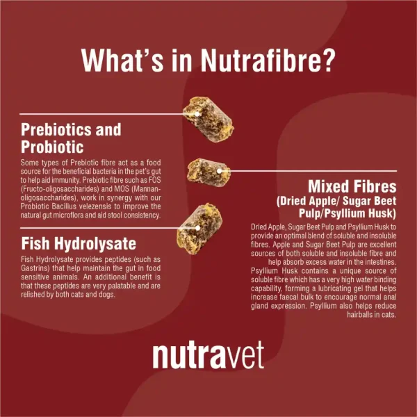 Nutrafibre - For longterm diegstive health & Anal Gland Support 400g - Image 2